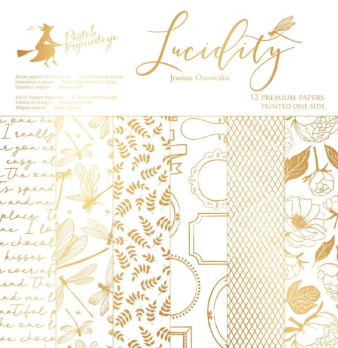 Piątek Trzynastego - Bloczek papierów premium Lucidity, 12x12" P13-341
