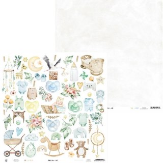 Piątek Trzynastego Papier Baby Joy 07B, 12x12 cali 30x30cm - P13-BAB-98