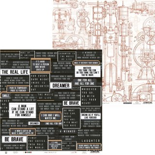 Piątek Trzynastego Papier Free spirit 01, 12x12 cali- P13-FRE-01