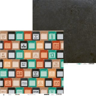 Piątek Trzynastego Papier Free spirit 02, 12x12 cali- P13-FRE-02