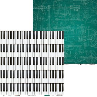 Piątek Trzynastego Papier Free spirit 06, 12x12 cali- P13-FRE-06