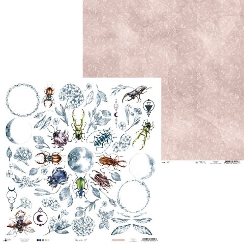 Piątek Trzynastego Papier New moon 07, 12x12" 30x30cm - P13-357