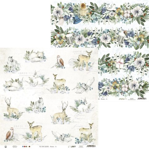 Piątek Trzynastego Papier The Four Seasons - Winter 06, 12x12 cali- P13-WIN-06