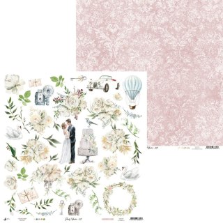 Piątek Trzynastego Papier Truly Yours 07, 12x12" 30x30cm - P13-TRU-07