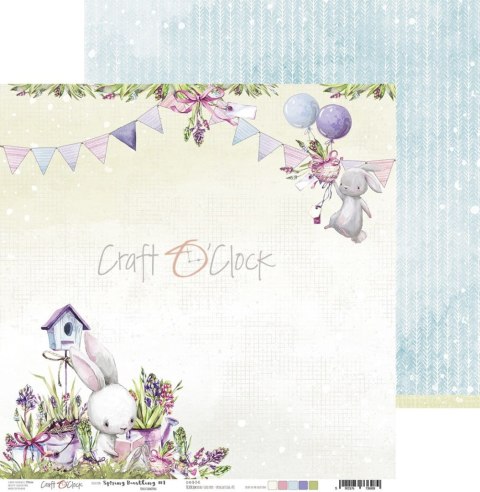 SPRING BUSTLING - 01 - dwustronny papier 30,5x30,5cm [CC-PD-SB-23-01]
