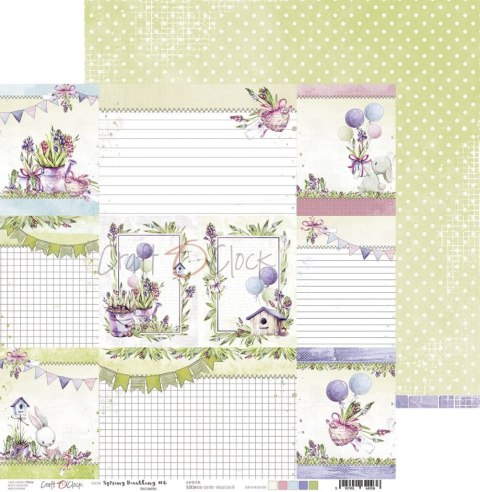 SPRING BUSTLING - 06 - dwustronny papier 30,5x30,5cm [CC-PD-SB-23-06]