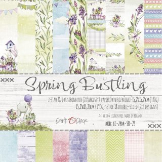 SPRING BUSTLING - zestaw papierów 15,25x15,25cm [CC-ZPM-SB-23]
