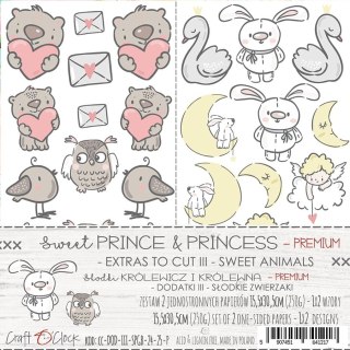 SWEET PRINCE & PRINCESS - III - zestaw dodatków do wycięcia - PREMIUM [CC-DOD-III-SPGB-24-25-P]