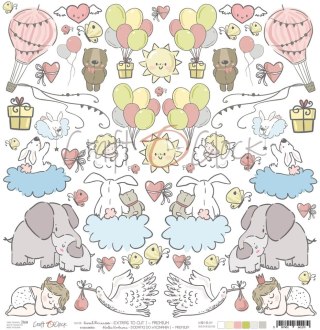 SWEET PRINCESS - I - arkusz dodatków do wycięcia - PREMIUM [CC-DOD-I-SPG-24-P]