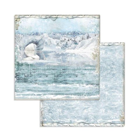Zestaw 10 szt, papierów do scrapbookingu 20,3x20,3cm Stamperia ARCTIC SBBS20