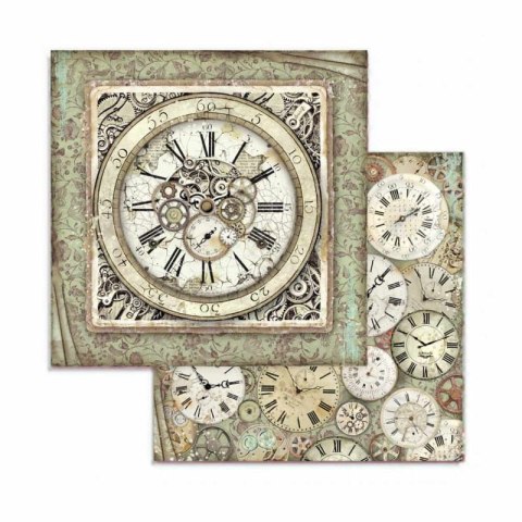 Zestaw 10 szt, papierów do scrapbookingu 20,3x20,3cm Stamperia LADY VAGABON SBBS27