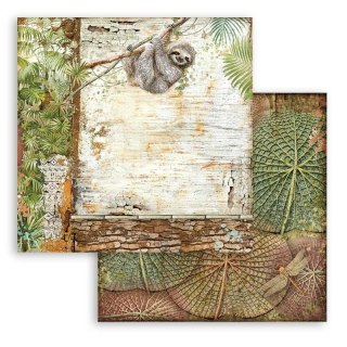 Zestaw 10 szt, papierów do scrapbookingu 30x30cm Stamperia AMAZONIA SBBL83