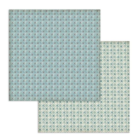 Zestaw 10 szt, papierów do scrapbookingu 30x30cm Stamperia Azulejos SBBL55