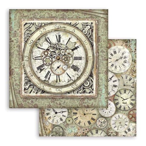 Zestaw 10 szt, papierów do scrapbookingu 30x30cm Stamperia LADY VAGABOND SBBL82