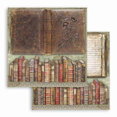 Zestaw 10 szt, papierów do scrapbookingu 30x30cm Stamperia LADY VAGABOND SBBL82