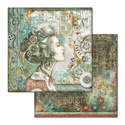 Zestaw 10 szt, papierów do scrapbookingu 30x30cm Stamperia SEA WORLD SBBL64