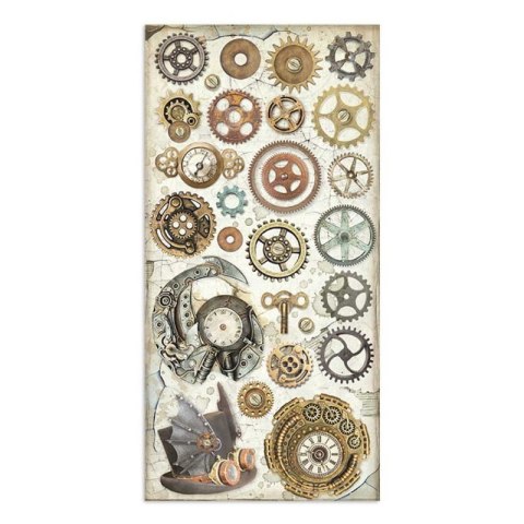 Zestaw 10 szt, papierów do scrapbookingu Stamperia 15x30,5cm VOYAGES SBBV03