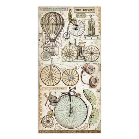 Zestaw 10 szt, papierów do scrapbookingu Stamperia 15x30,5cm VOYAGES SBBV03