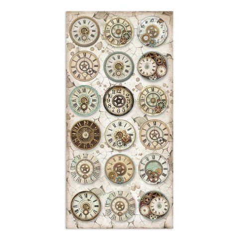 Zestaw 10 szt, papierów do scrapbookingu Stamperia 15x30,5cm VOYAGES SBBV03