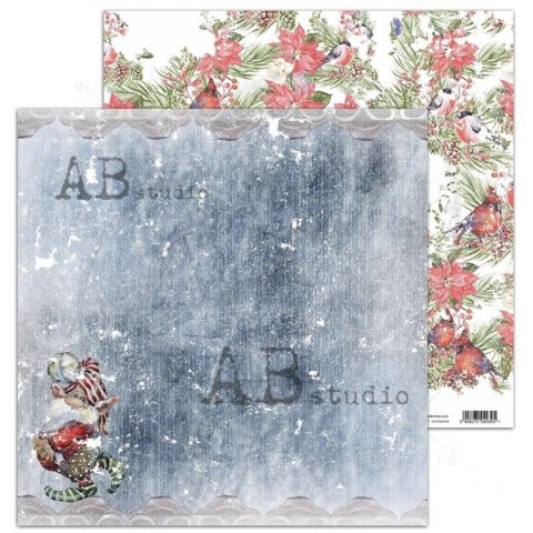 ABstudio papier Holiday Cheer arkusz 4 - Holiday Cheer - 30x30cm
