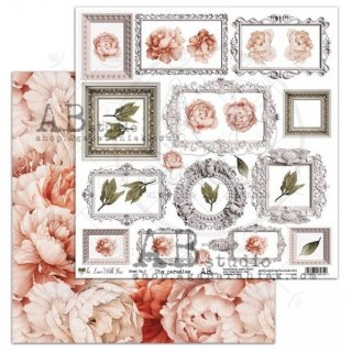 ABstudio papier The paradise - arkusz 5 - In love with - you 30x30cm