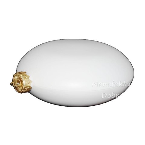 Bombka plastikowa płaska- medalion 9cm (548)