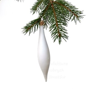 Bombka plastikowa sopelek 12 cm