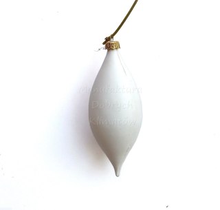 Bombka plastikowa sopelek 17 cm