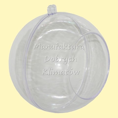Bombka plexi 80 mm z otworem