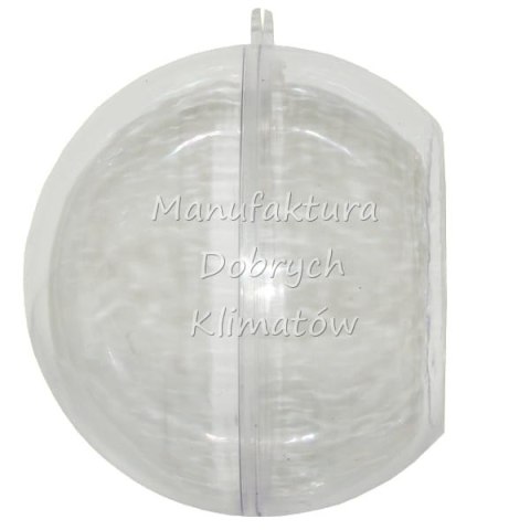 Bombka plexi 80 mm z otworem