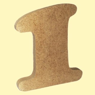 Cyfra 1 MDF 12mm wysokość 13cm (072)