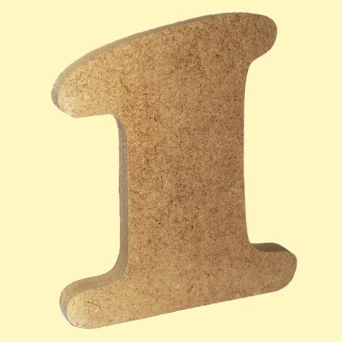 Cyfra 1 MDF 12mm wysokość 13cm (072)