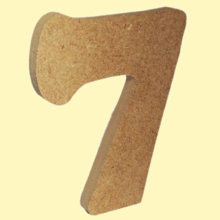 Cyfra 7 MDF 12mm wysokość 13cm (078)