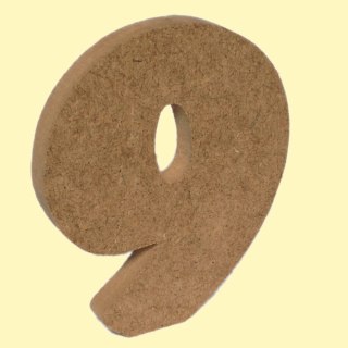 Cyfra 9 MDF 12mm wysokość 13cm (080)