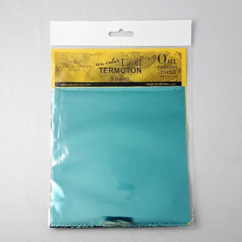 Folia do transferu Termoton - kolor morski(5szt)