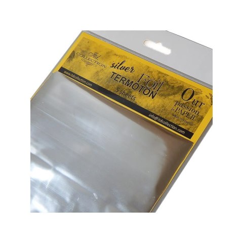 Folia do transferu Termoton - srebrna (5szt)