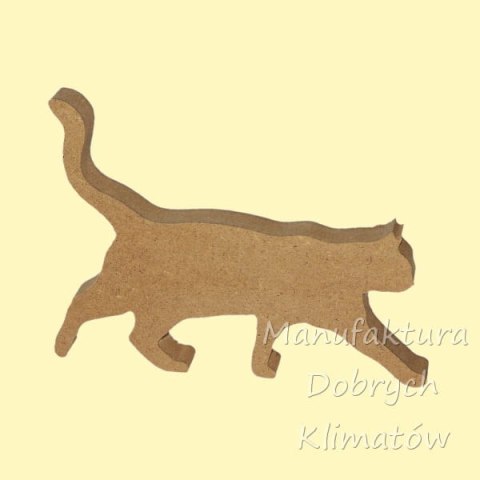 Kot spacerujący 170x130mm  MDF 18mm (020) - duży