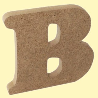 Litera B MDF 12mm wysokość 13cm (045)