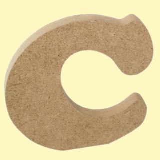 Litera C MDF 12mm wysokość 13cm (046)