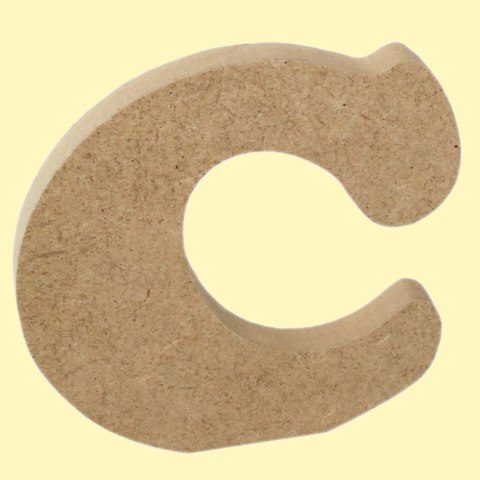 Litera C MDF 12mm wysokość 13cm (046)