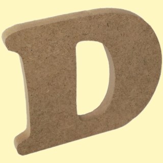 Litera D MDF 12mm wysokość 13cm (047)