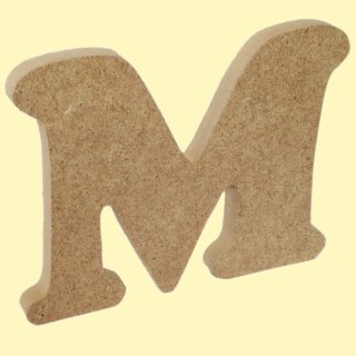 Litera M MDF 12mm wysokość 13cm (057)