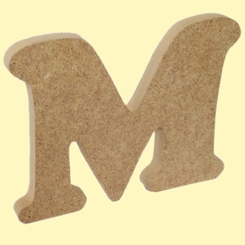 Litera M MDF 12mm wysokość 13cm (057)