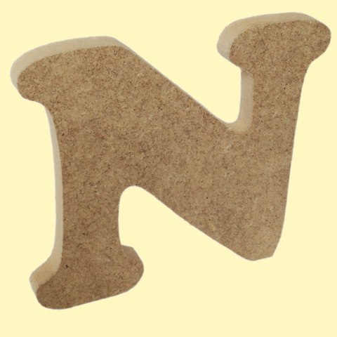 Litera N MDF 12mm wysokość 13cm (058)