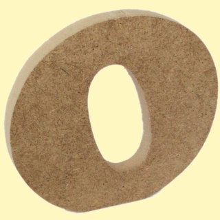Litera O MDF 12mm wysokość 13cm (059)