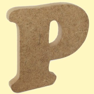 Litera P MDF 12mm wysokość 13cm (060)