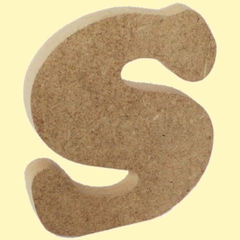 Litera S MDF 12mm wysokość 13cm (062)