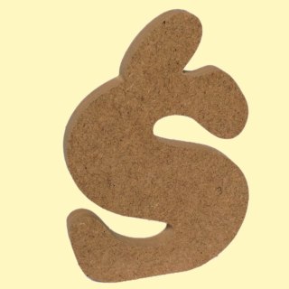 Litera Ś MDF 12mm wysokość 13cm (063)