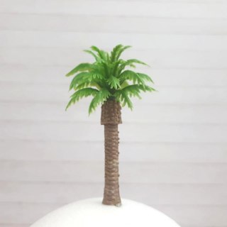 MINI DRZEWKO DO DEKORACJI PALMA KOKOSOWA 6cm [1612030]