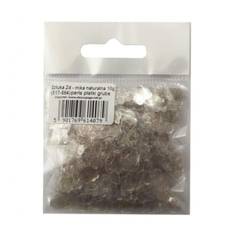 Mika naturalna 10g - perłowa płatki grube
